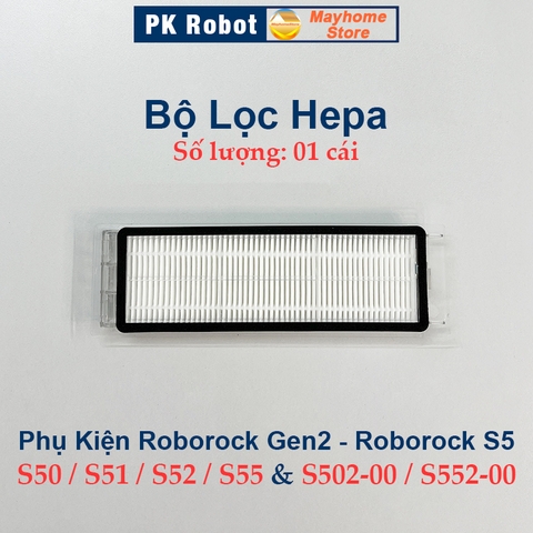 Phụ kiện Robot Xiaomi Roborock Gen2, Roborock S50, S51, S52, S55, S502, S552. Chổi lăn, chổi cạnh, khăn lau, bộ lọc //