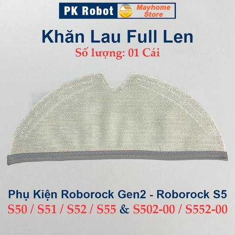 Phụ kiện Robot Xiaomi Roborock Gen2, Roborock S50, S51, S52, S55, S502, S552. Chổi lăn, chổi cạnh, khăn lau, bộ lọc //