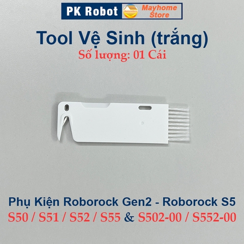 Phụ kiện Robot Xiaomi Roborock Gen2, Roborock S50, S51, S52, S55, S502, S552. Chổi lăn, chổi cạnh, khăn lau, bộ lọc //