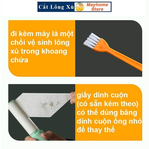 Máy cắt lông xù và xơ vải Cầm tay không dây giúp Áo khoác mùa đông, Áo len mới trở lại, Model Q1 sử dụng Pin Sạc.