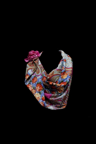 khăn quàng cổ silk V1100