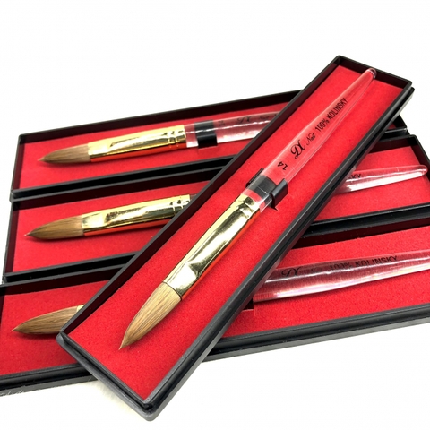 Cọ đắp bột lông chồn #14 Kolinsky DC Nail (5/10/30/50 pcs/case)