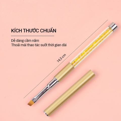 Cọ đắp gel cán đá cao cấp (5/10/30/50 pcs/case)