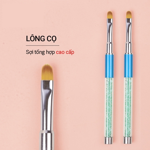 Cọ đắp gel cán đá cao cấp (5/10/30/50 pcs/case)
