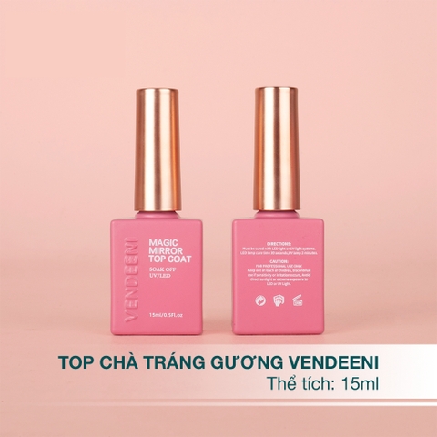 Top bóng chà tráng gương Vendeeni (5/10/30/50 pcs/case)