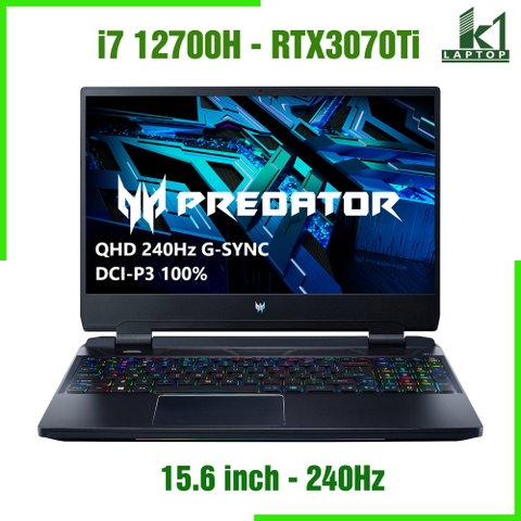 Acer Predator Helios 300 PH315 55 2022 - Core i7 12700H RTX 3070Ti 15.6 inch QHD 240Hz