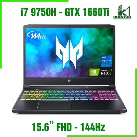 Laptop Gaming Acer Predator Helios 300 PH315 52 2019 - Core i7 9750H GTX 1660Ti 15.6inch FHD 144Hz