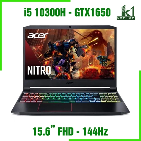 Laptop Gaming Acer Nitro 5 2020 AN515-55 - Intel Core i5 10300H GTX1650 15.6inch FHD 144Hz