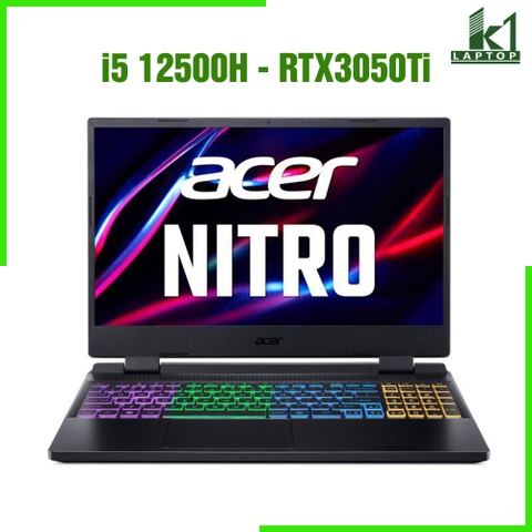 Acer Nitro 5 Tiger AN515 58 - Core i5 12500H/16GB/512GB/RTX3050Ti/15.6inch FHD 144Hz