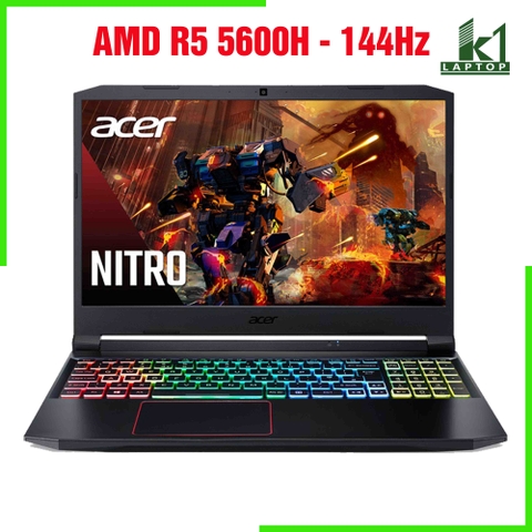 Laptop Gaming Acer Nitro 5 2021 AN515-45 - AMD Ryzen 5 5600H GTX 1650 15.6inch FHD 144Hz