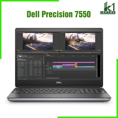 Laptop Workstation Dell Precision 7550 - Core i7 10750H Quadro T1000 15.6 FHD