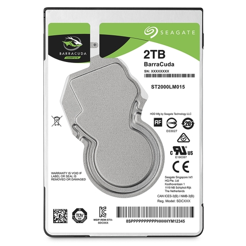 Ổ cứng HDD Laptop 2TB Seagate Barracuda