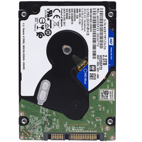 Ổ cứng HDD Laptop 2TB Western Digital WD Blue