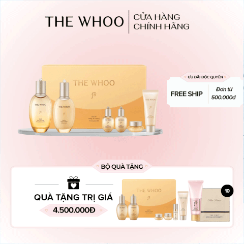 Bộ Dưỡng Da The Whoo Gongjinhyang Firming 2pcs Set Holiday