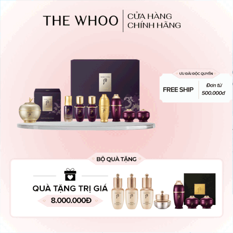 Bộ Kem Dưỡng Kiệt Tác Hoàn Lưu Cao Whoo Hwanyu Imperial Youth Master Cream Special Set