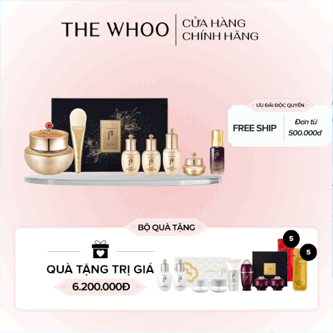 Bộ Mặt Nạ Ngủ Whoo Cheonyuldan Ultimate Regenerating Overnight Mask Special Set