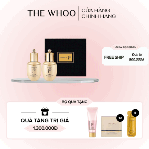 Bộ dưỡng tái sinh da cao cấp Whoo Cheonyuldan Regenerating 2pcs GW