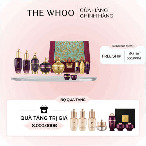 The history of Whoo Hwanyu Heritage Set
