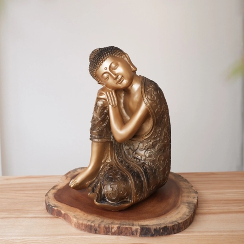 Tượng An Nhiên màu đồng