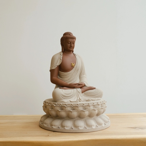 Tượng A Di Đà ngự đài sen