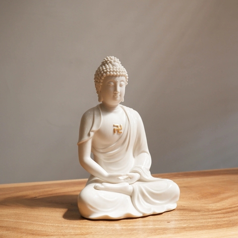 Tượng A Di Đà gốm 20cm