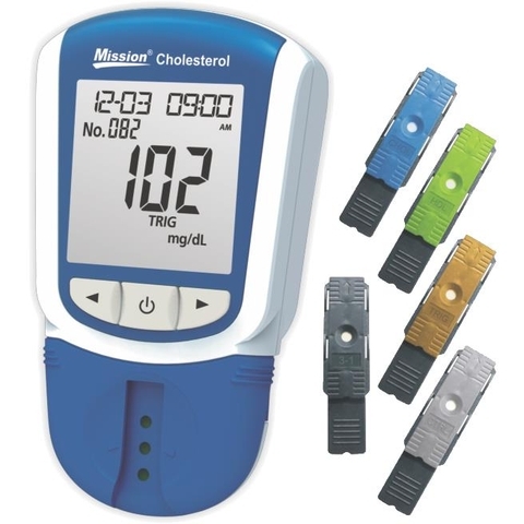 Máy Mission® CHOLESTEROL 3 Trong 1 (CHOL/TRIG/HDL)