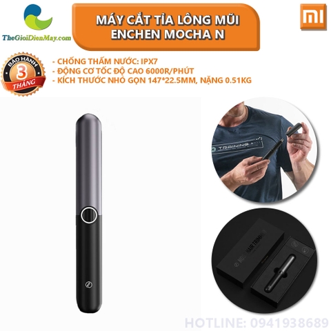 Máy Cắt Tỉa Lông Mũi  Xiaomi ENCHEN Mocha N IPX7 Chống Thấm Nước