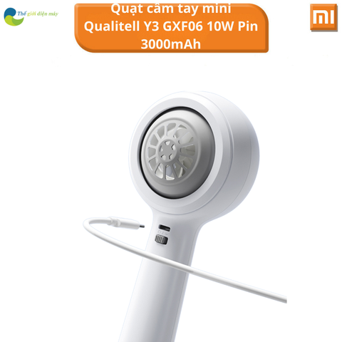 Quạt cầm tay mini Qualitell Y3 GXF06 10W Pin 3000mAh