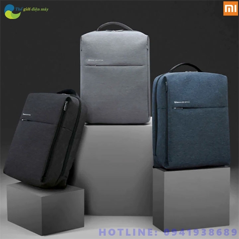 [Bản Quốc Tế] Balo Xiaomi Mi City Backpack Xám Nhạt