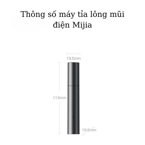 Máy cắt lông mũi Xiaomi Mijia MJGHB1LF