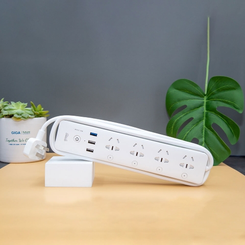 Ổ cắm điện thông minh Xiaomi Gosund CP5 Wifi 3 USB, kết nối App MiHome