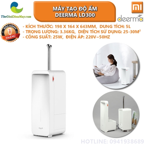 Máy tạo độ ẩm Xiaomi Deerma LD300 (sử dụng được tinh dầu) 5L