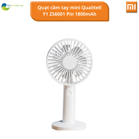 Quạt cầm tay mini Qualitell Y1 ZS6001 Pin 1800mAh