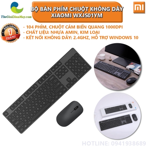 Bộ bàn phím kèm chuột không dây Xiaomi WXJS01YM