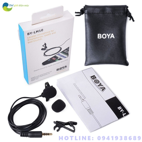 Micro Cho Điện Thoại và laptop Boya BY-LM10