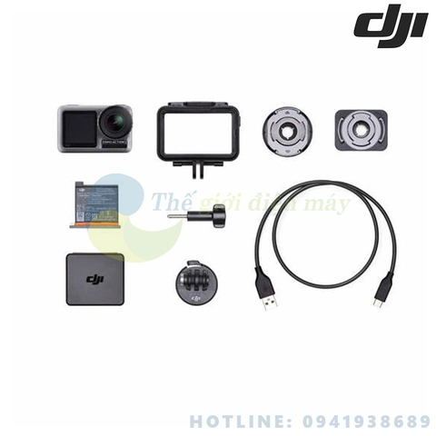 Camera hành trình DJI OSMO Action Full phụ kiện