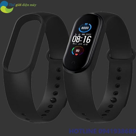 Dây đeo cao su thay thế cho Vòng đeo tay Xiaomi Mi Band 5