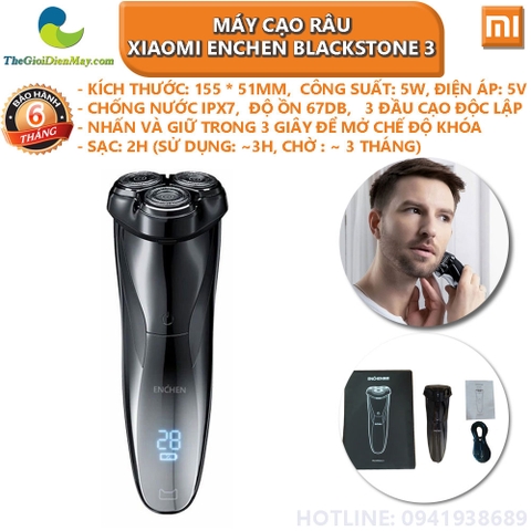 Máy Cạo Râu Xiaomi Enchen BlackStone 3