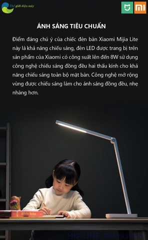 Đèn Bàn Xiaomi Mijia Lite Lamp Desk Chống Cận