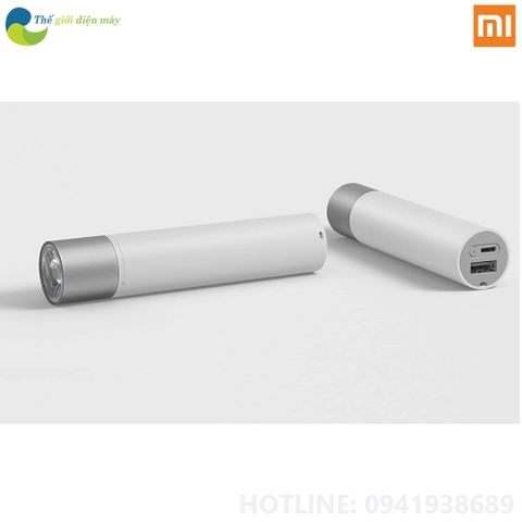 Đèn Pin Siêu Sáng Xiaomi flashlight Tích Hợp Sạc Dự Phòng -