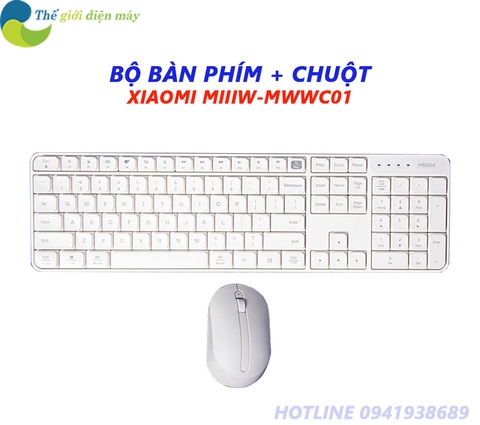 Bộ bàn phím kèm chuột không dây XIAOMI MIIIW-MWWC01