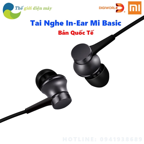 [Bản quốc tế] Tai Nghe Mi In-Ear Headphones Basic ZBW4354TY - Hàng Chính Hãng