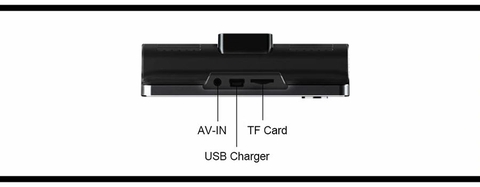 Camera hành trình oto 2 camera ngoài và camera trong xe Car DVR 2 Lens Dash Cam 4.0 Inch 1080p