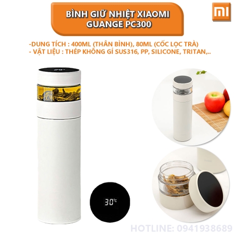 Bình giữ nhiệt xiaomi Quange PC300