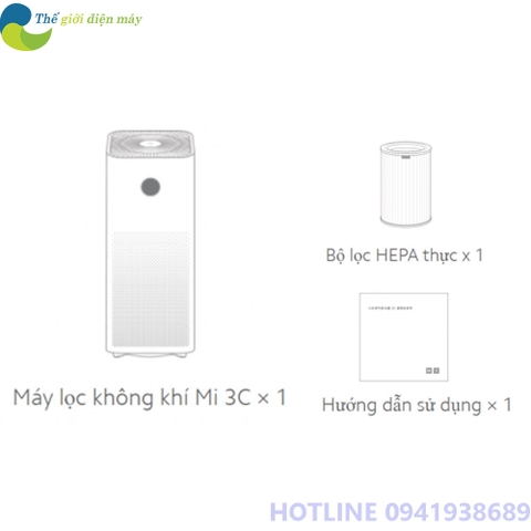 [Bản quốc tế] Máy lọc không khí Xiaomi Air Purifier 3C