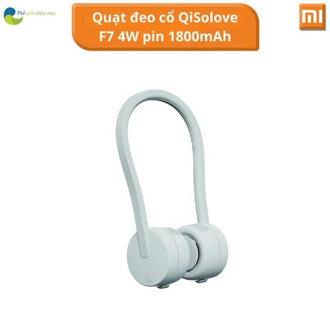 Quạt đeo cổ QiSolove F7 4W pin 1800mAh