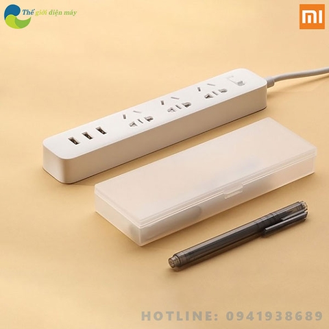 Ổ cắm điện kéo dài Xiaomi Power Strip tích hợp 3 cổng sạc USB