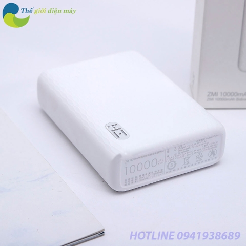 Pin sạc dự phòng 10000mAh mini Xiaomi ZMI QB817