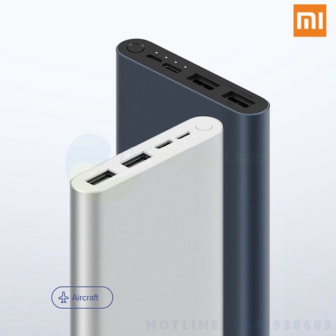 Pin sạc dự phòng Xiaomi 10000mAh Gen 3 PLM13ZM sạc nhanh 18W