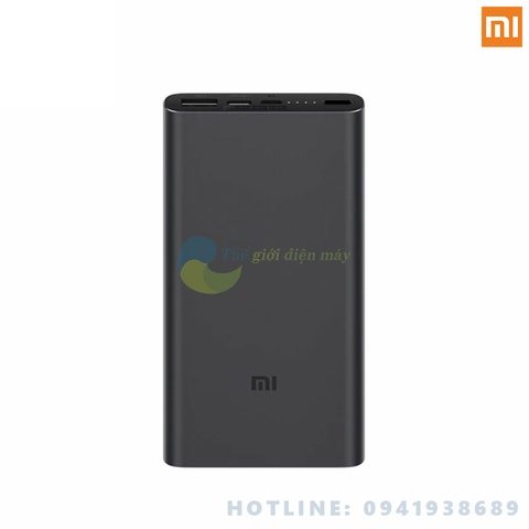 Pin sạc dự phòng xiaomi type C 18W 10000mah gen 3 Pro